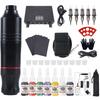 Skull 8 Tattoo Pen Set: Motorized Lining & Shading Machine