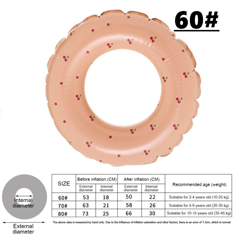 Inflatable Swim Ring PVC Swimming Ring Summer Floating Rings For Children Kids Adult Swimming Circle Pool Float Water Park Toys
