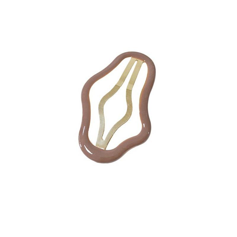 Žena tisk jarní spona do vlasů vlásenka pokrývky hlavy