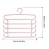 1PC Multi-Layer Storage Magic Pants Rack Home Dormitory Pants Hanging Storage Arrangement Hanging Pants Scarf