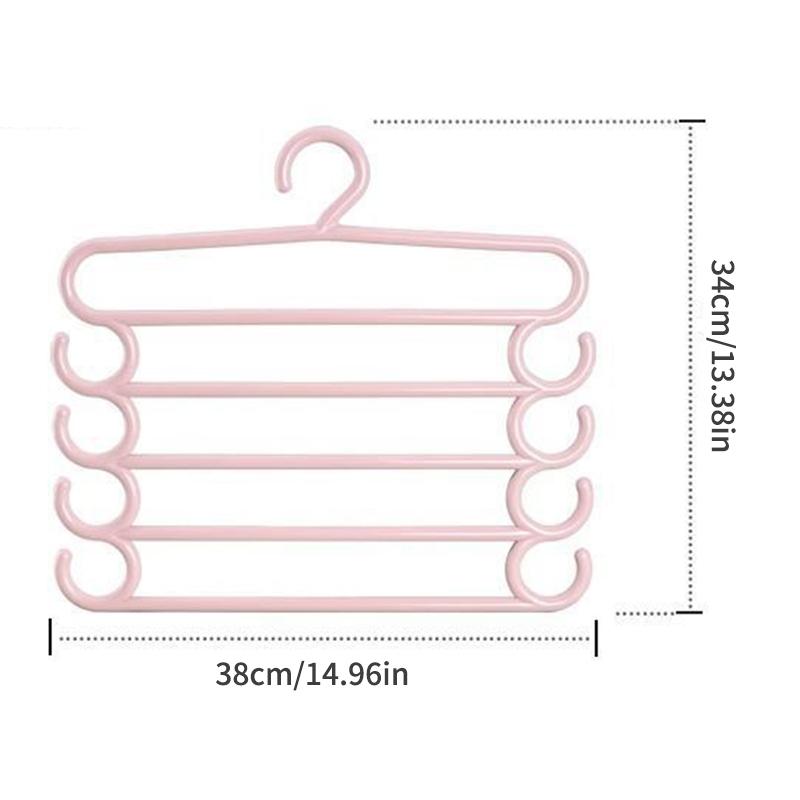 1PC Multi-Layer Storage Magic Pants Rack Home Dormitory Pants Hanging Storage Arrangement Hanging Pants Scarf