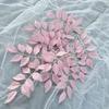 1Pc Simulation Autumn 5-pronged Banyan Tree Leaves, Suitable for Outdoor Courtyard Garden Home Dining Table Living Room Decoration