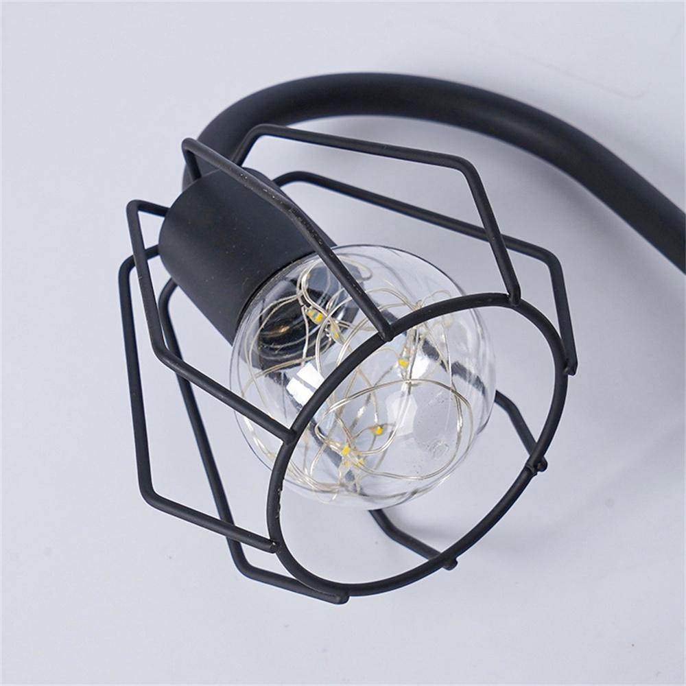 LED Iron Art Shape Lamp Warm Light Home Decoration Ornament Night Light for Bedside