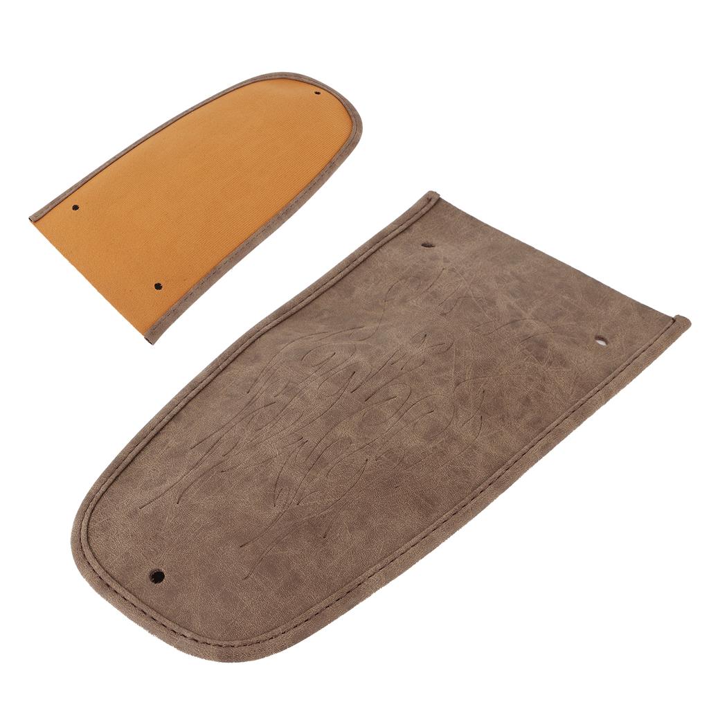 Motorcycle Bib Cover Artificial Leather Decorative Pad Flame Pattern Fit for XL 883 1200 48