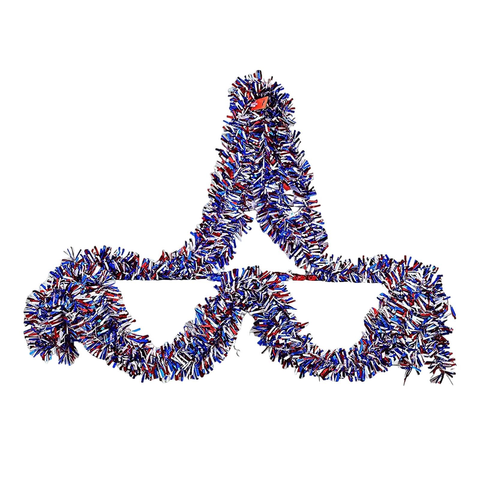 

План места проведения Дня независимости с красочными полосками и топами, звездами, праздничными украшениями для вечеринок One Size