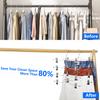 Pants Hanger Good Load-bearing Multi-layered Rustproof Non-slip Simple Installation 4 Tier Wardrobe Clothes Organizer Pants Hanger Household Supplies