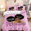 Bedding Digital Printing Three-Piece Set African Girl Pattern Printing Quilt Cover Home Textile Batch