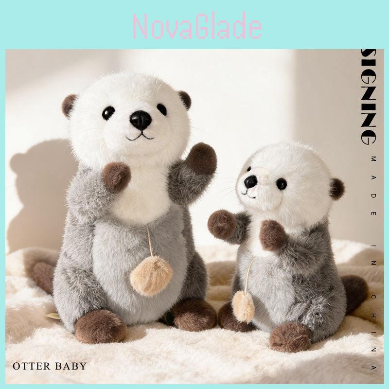 Plush Otter Toy With Short Plush Material For Kids And Gift Giving