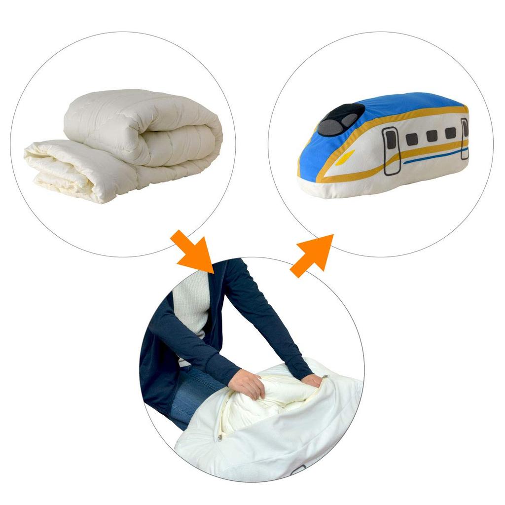 Kanack Planning (Kanack) Kanareil Shinkansen Futon de Cushion (Futon Storage Cover) (E7 Series Kagayaki (Hokuriku Shinkansen)) Kids, Children, Boys, G