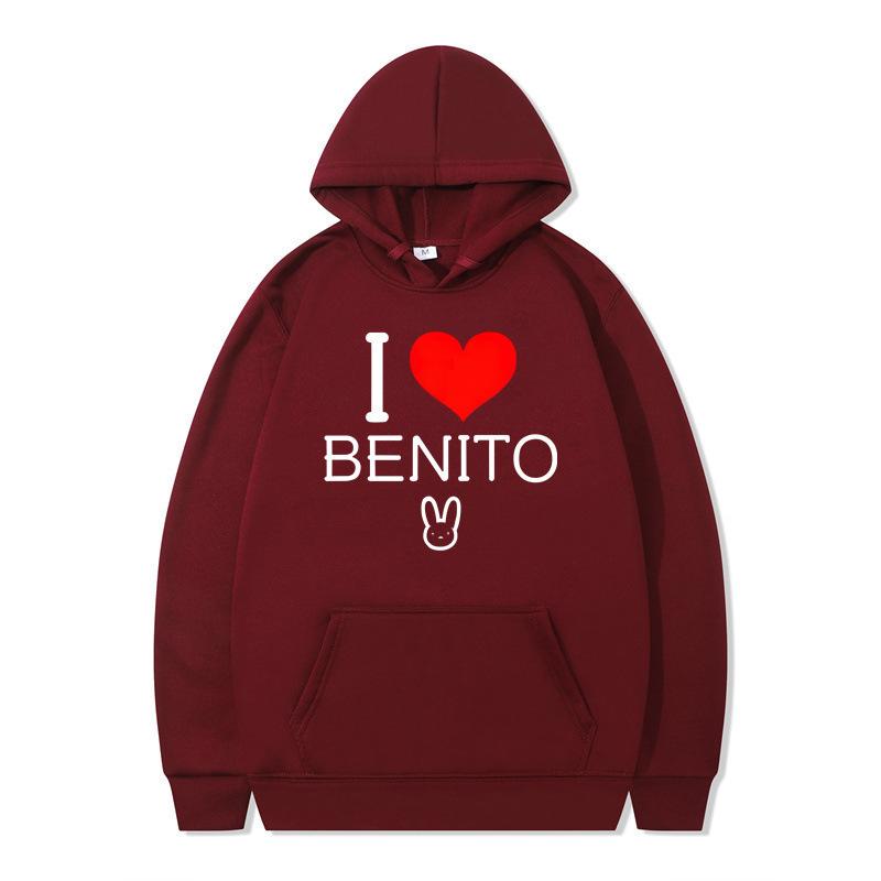 Autumn and winter new un verano sin ti bad bunny hoodie hooded sweater