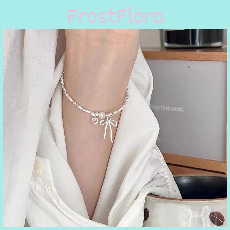 Lovely Heart Pink Bow Bracelet Elegant And Sweet Design Perfect For Womens Summer Jewelry