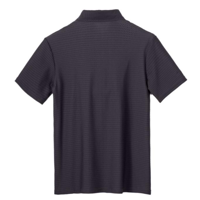 Summer High-end Quick Drying Men's Ice Silk Shirt Collar Polo Shirts