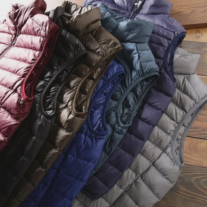 Men's Portable Clothing: Cut-Label Cotton Vest, Casual Warm Jacket