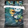 Anime Octonauts Bedding Set Boys Girls Twin Queen Size soft Duvet Cover Pillowcase Bed Kids Adult for Fashion Home bedroom