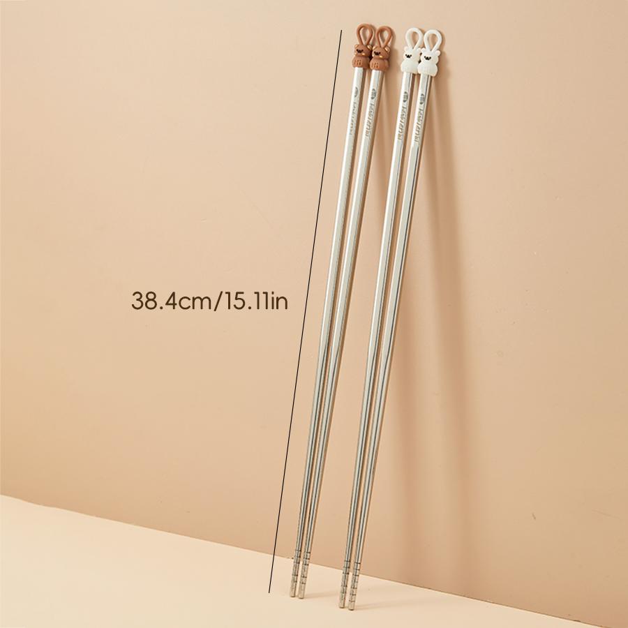 Hängende Verlängerte Essstäbchen 316 Edelstahl Chinesische Essstäbchen Für Frittiertes Essen Heißer Topf Verbrühschutz Sushi Stäbchen Kochwerkzeuge