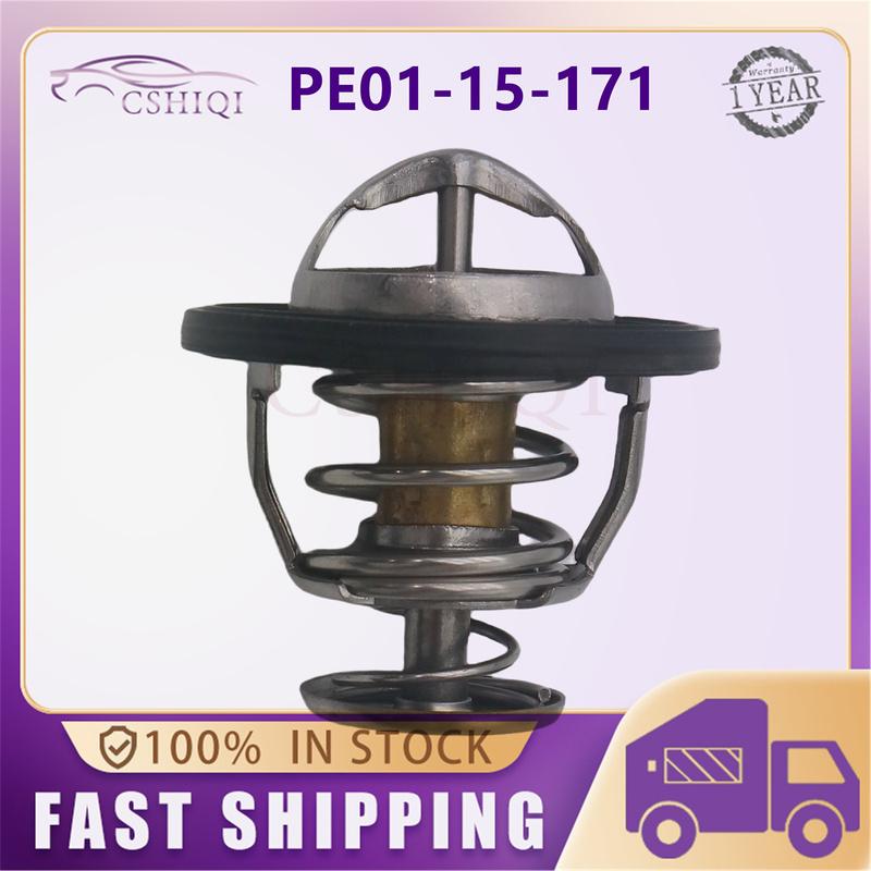 PE01-15-171 Engine Coolant Thermostat PE0115171 3599763 KL0115171A For Mazda 2012-2018 Mazda3 Mazda6 CX-5 4176181 KL01-15-171