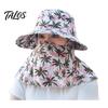 Outdoor Sports Headwear Sun Hat with Neck Flap & Face Shield, Foldable Wide Brim Summer Breathable Gardening Beach Hat, UV Protection Fishing Cap for