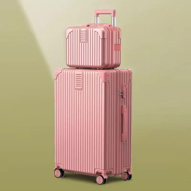 ABS&PC Retro Zipper Spinner Luggage