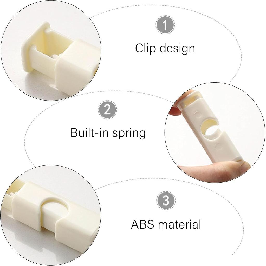 Squeeze Bread Bag Clips Reusable Fresh Food Seal Plastic Clip Snack Bag Seal Spring Clip Home Kitchen Storage Organization new