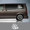 Für Volkswagen VW Transporter T4 T5 T6 Autoaufkleber Camper Van KOMPASS Grafiken Karosseriedekoration Vinylfolie Autozubehör