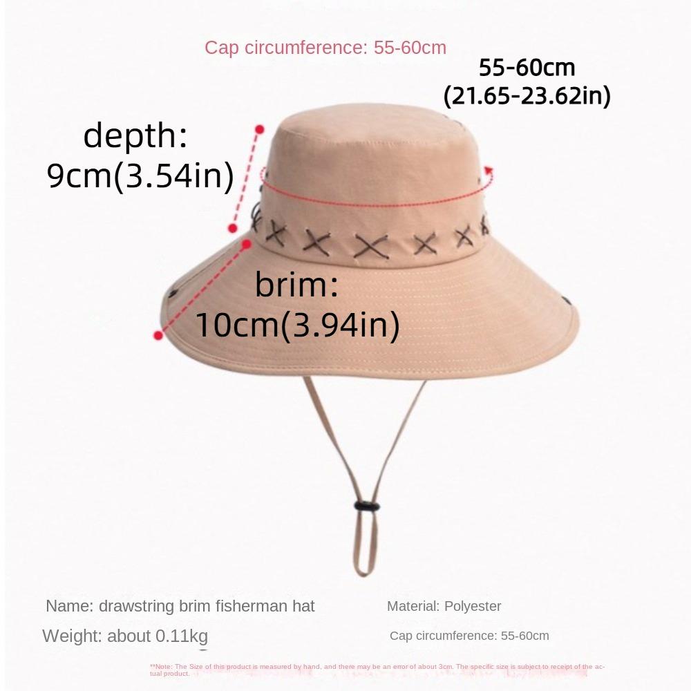 Fashion Breathable Western Cowboy Hat Solid Color Adjustable Wide Brim Sun Hat Climbing Retro Fisherman Sunshade Cap Woman