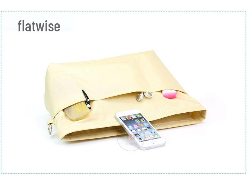 Waterproof Double-Layer Oxford Cloth Large Capacity Makeup Bag with Inner Storage