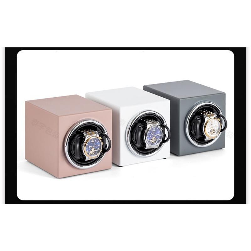 Vertical Single Watch Shaker Mini Watch Winder Motor Boxes To Mechanical Watch Matte Paint Clocks Storage Display Caskets TopRoe