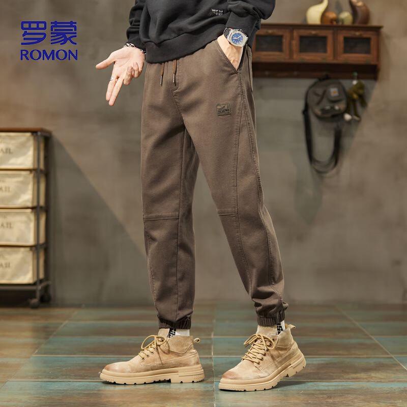 

ROMON Men s Loose Fit Thickened Casual Cargo Pants XL