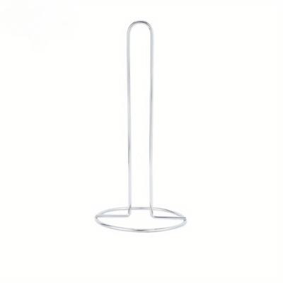 Kitchen Rolling Tissue Holder Bathroom Tissue Silvery Meal Holder Home Kitchen Storage Accessories