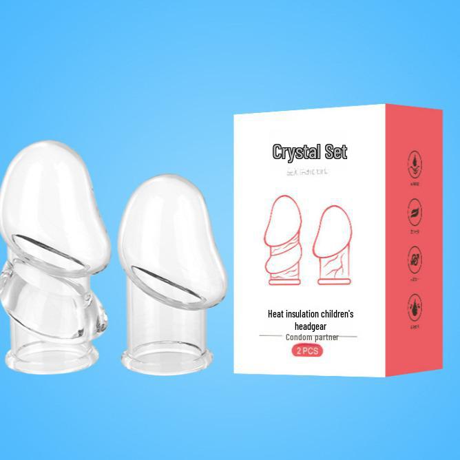 Qiao Shangshi Men's Thickened Heat-Insulated Crystal Wolf Tooth Headgear, Open Design for Adults
