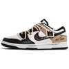 Nike Dunk Wheat Ripe, Kaleidoscope Shopping Bag Abrasion Resistant Low top Skateboard Shoes Men's Black White Yellow DD1391-100(Team1023-S-BOX)