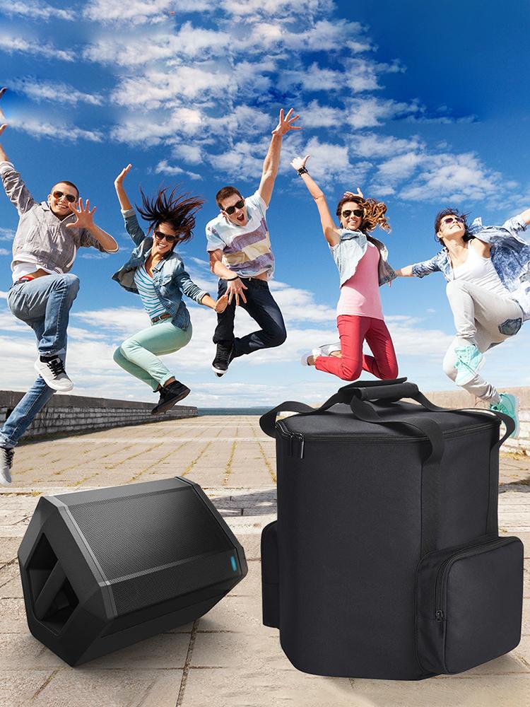 Carrying Storage Bag Dual Zipper Travel Case with Pockets Fall Preventive Big Capacity Carrying Case Suitable for Bose S1 Pro