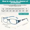 10 Pairs of Affordable Cost-effective High-end Fashion Flower Frame Anti Blue Light Reading Glasses