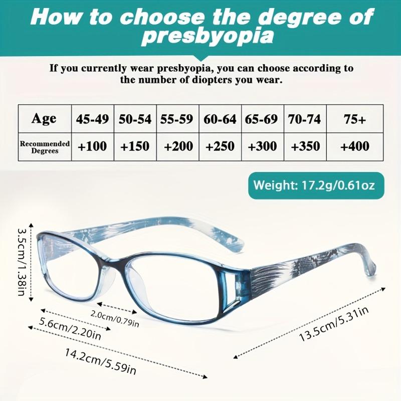 10 Pairs of Affordable Cost-effective High-end Fashion Flower Frame Anti Blue Light Reading Glasses