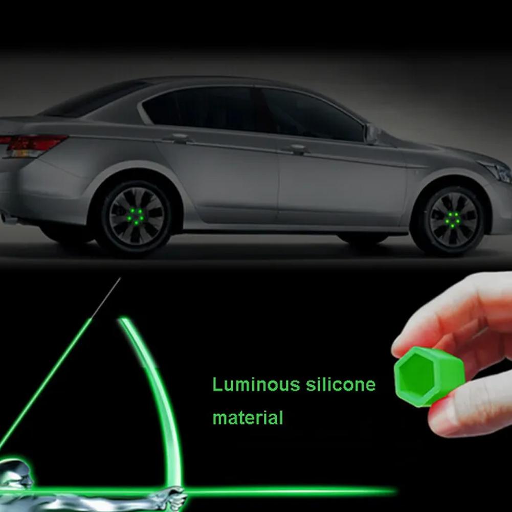 15/17/19/21mm Car Wheel Caps Bolts Covers Nuts Silicone Anti Rust Cover Auto Wheel Hub Protectors Styling Screw Cap