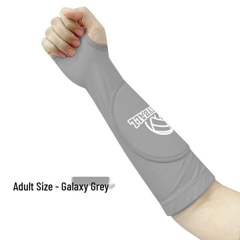 Damen Volleyball & Basketball Anti-Kollisions-Kompressions-Armstulpen - Atmungsaktive, fingerlose Sport-Ellbogenpolster für das Prüfungstraining