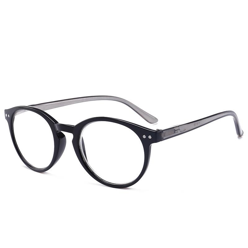 Fashion Personality Ultra-Light Reading Glasses Rice Nails Portable Spring Legs Middle-Aged And Elderly Trend High Definition Far Vision Frame
