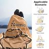 Two Capybaras Personalized Name Blanket Multi-purpose Personalized Blanket Soft & Cozy Throw For Livingroom Bedding Office Chair Seaside All-Season Us