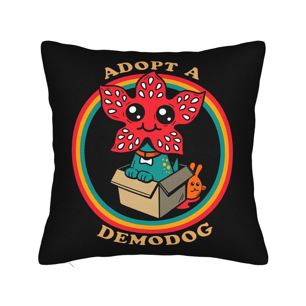 American Tv Series Pillow Case The Demogorgon Comfy Pillow Cover For Sofa Bedroom Home Decor Retro Trendy Pillowcases
