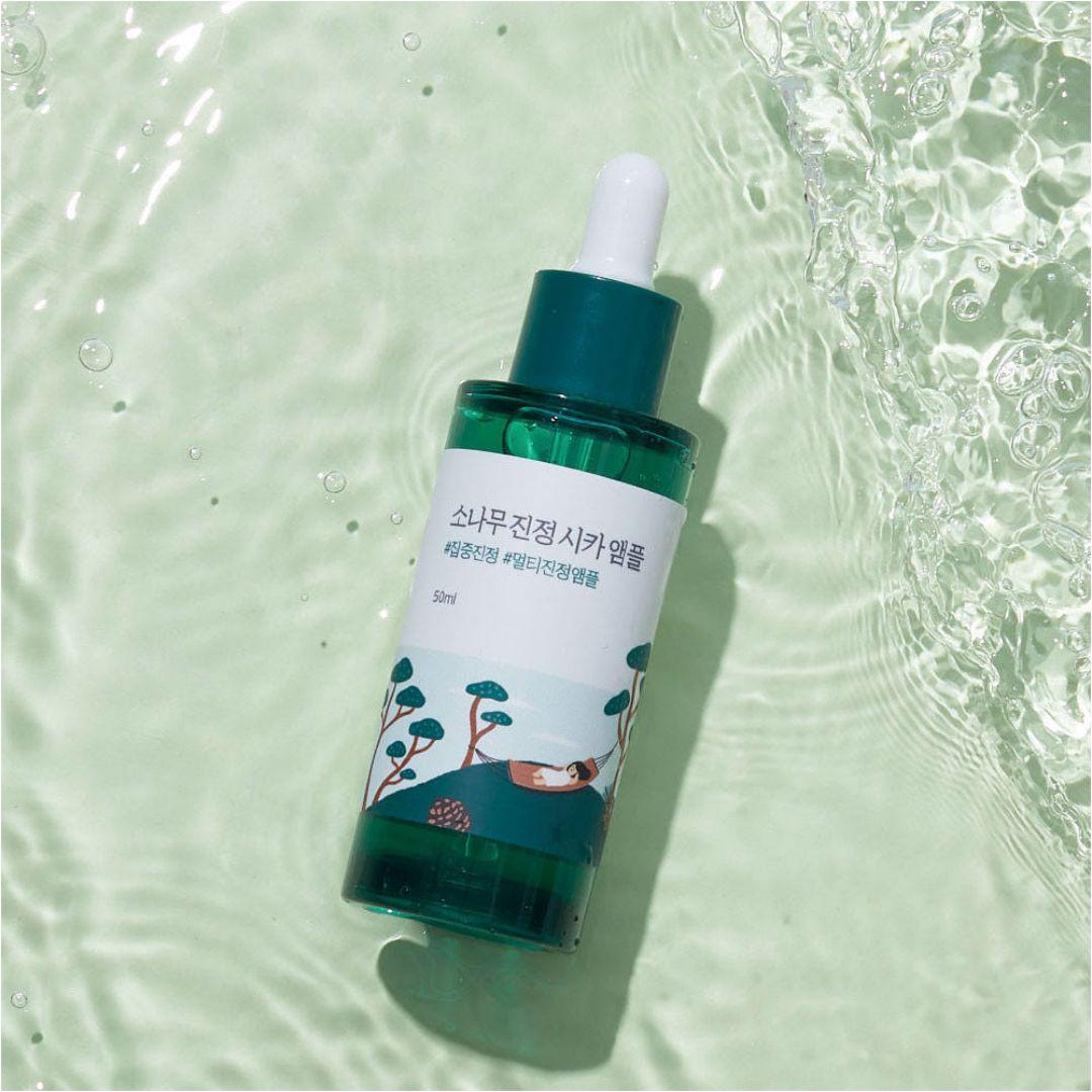 Round Lab Pine Calming Cica Ampoule Soothing Barrier Care Serum 50ml 1 Pack (50ml)
