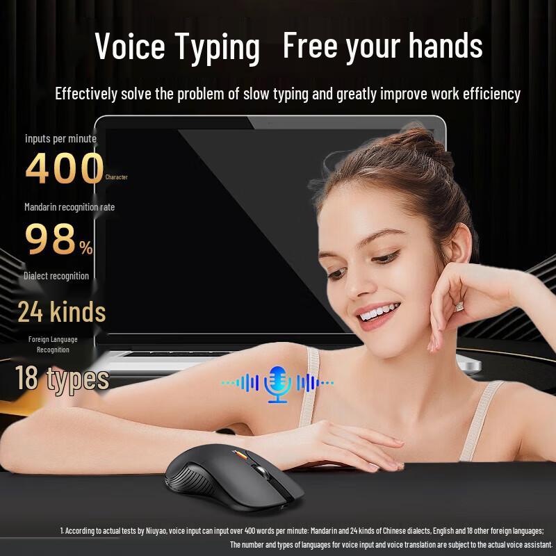 Newman V8 AI Smart Dual-Mode Wireless Mouse