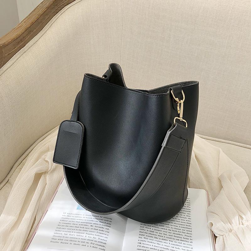 Bags for Women's Fashion Vintage Large Capacity Handbags Luxury Female Simple Bucket Crossbody Shoulder Bag Autumn New