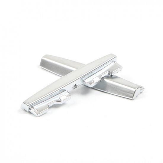 2x Matte Silver ABS Car Center AC Vent Tab Clip Strip Change For BMW X5 F15 X6