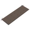 Stackable Garden Bench with Cushion 159 cm Solid Teak Wood