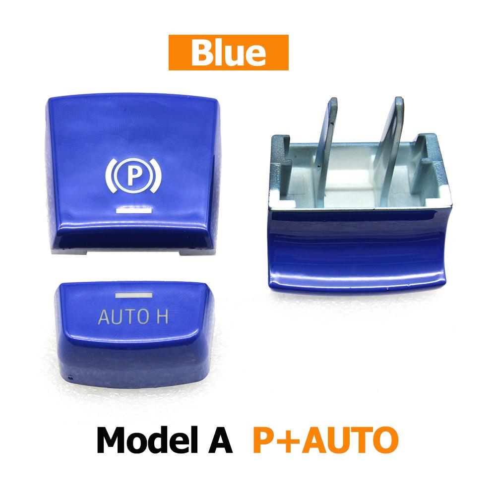 Electronic Hand Brake Parking Switch P Auto H Button Cover For BMW 5 6 7 X3 X4 X5 X6 F01 F02 F07 F10 F06 F25 F26 F15 F16