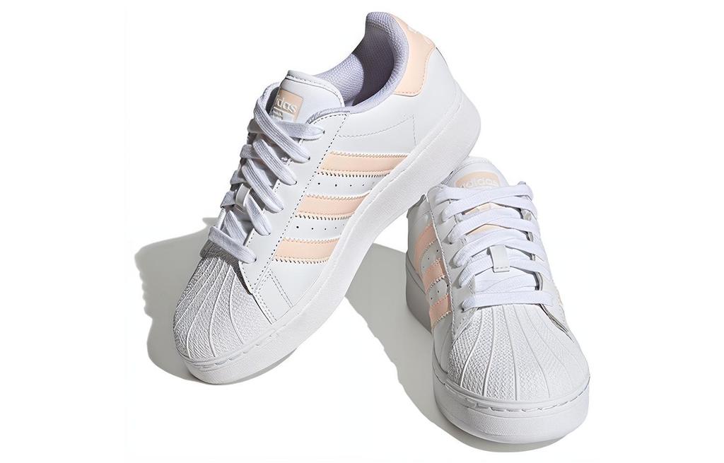 Adidas Originals Superstar Xlg Shoes 'Cloud White Bliss Orange' Women's IF3004