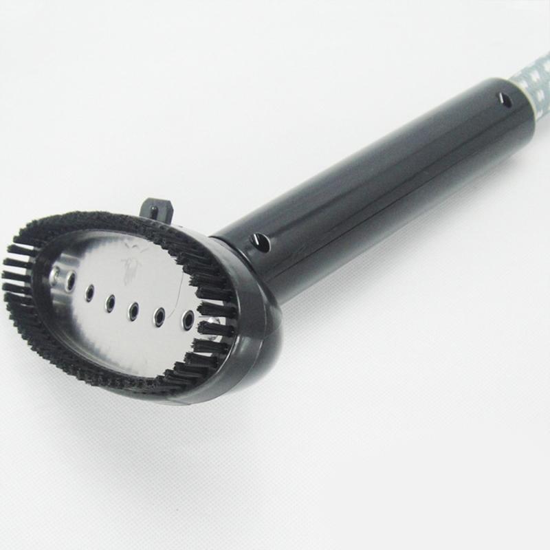 Guía de Piezas para Vaporizador de Ropa Manguera Juego de Tubo de Vapor Apto para Vaporizador de Ropa Universal (Manguera+Cepillo Rociador) 1,6 m/62,99 pulgadas