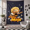 Wall TapestryDie Biene Maja Art Hanging Cloth Decorative Background Cover for Room Decoration