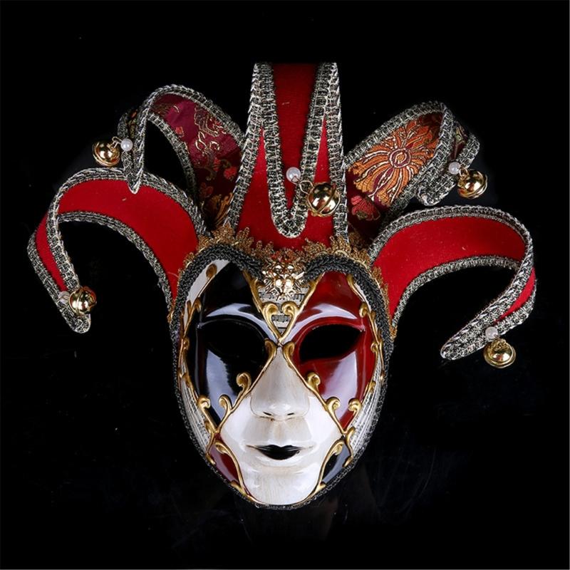 Masquerade Mask for Women Halloween Mask, Halloween Cosplay Eyemask Masquerade Full Face Mask Accsessory