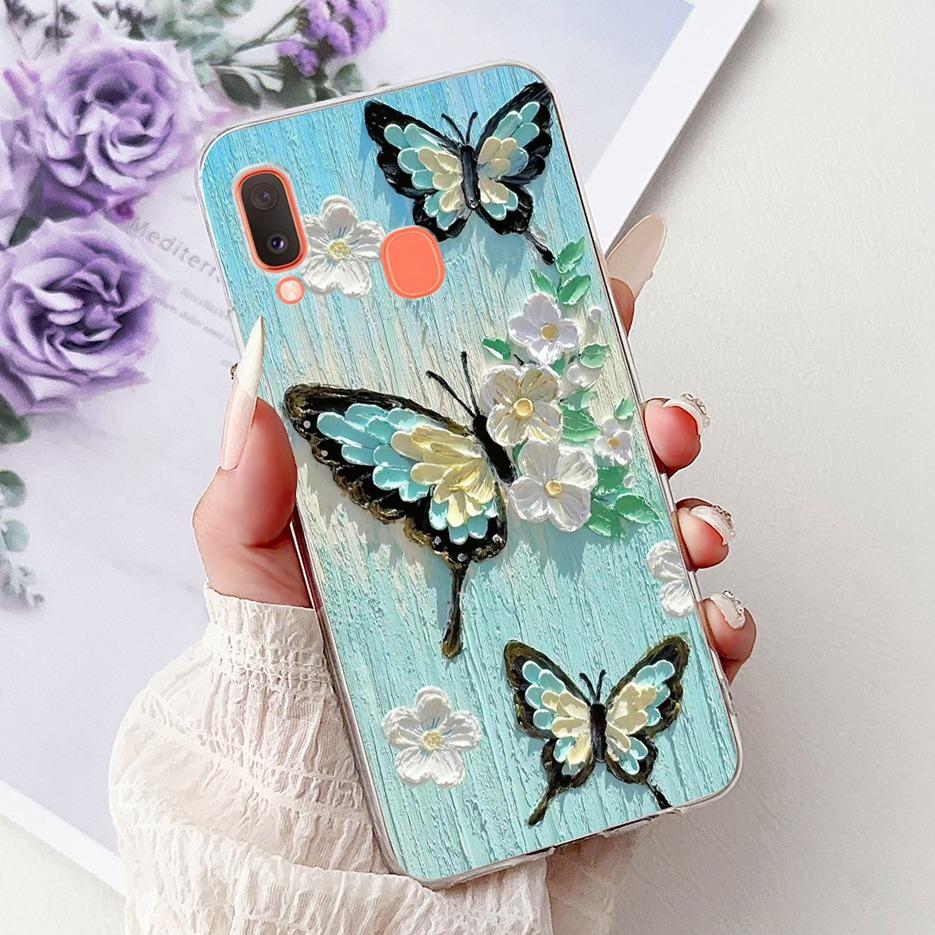 For Samsung Galaxy A20e Case SM-A202F Popular Fashion Painted Cover Soft Silicone Phone Case For Samsung A20e A202F Fundas Coque